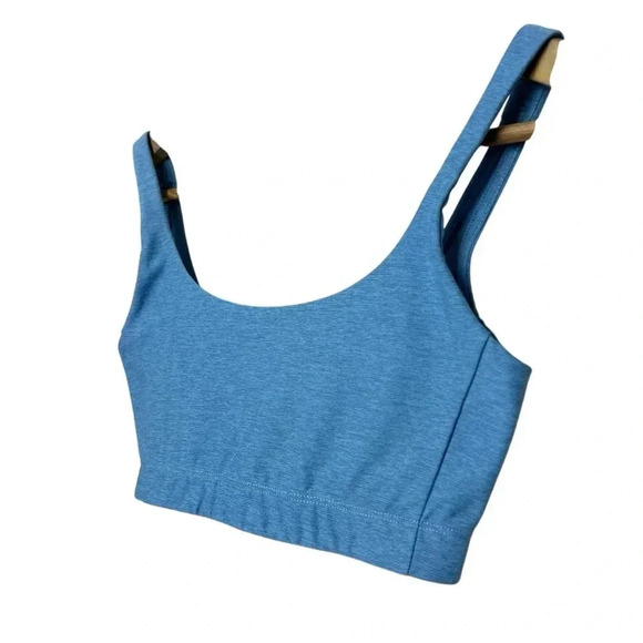 Outdoor Voices Blue Double Time High Support UPF 50+ Sports Bra Wonen’s Size XS - Picture 5 of 6